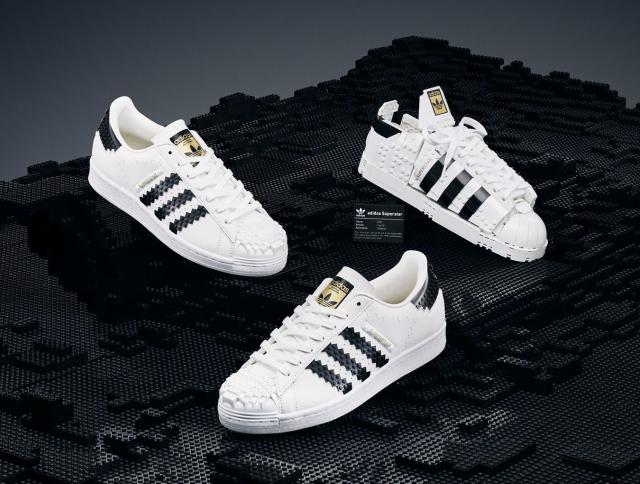 hybride Handvol taart Lego and Adidas' Latest Superstar Collection Includes a Shoe That You Can  Build