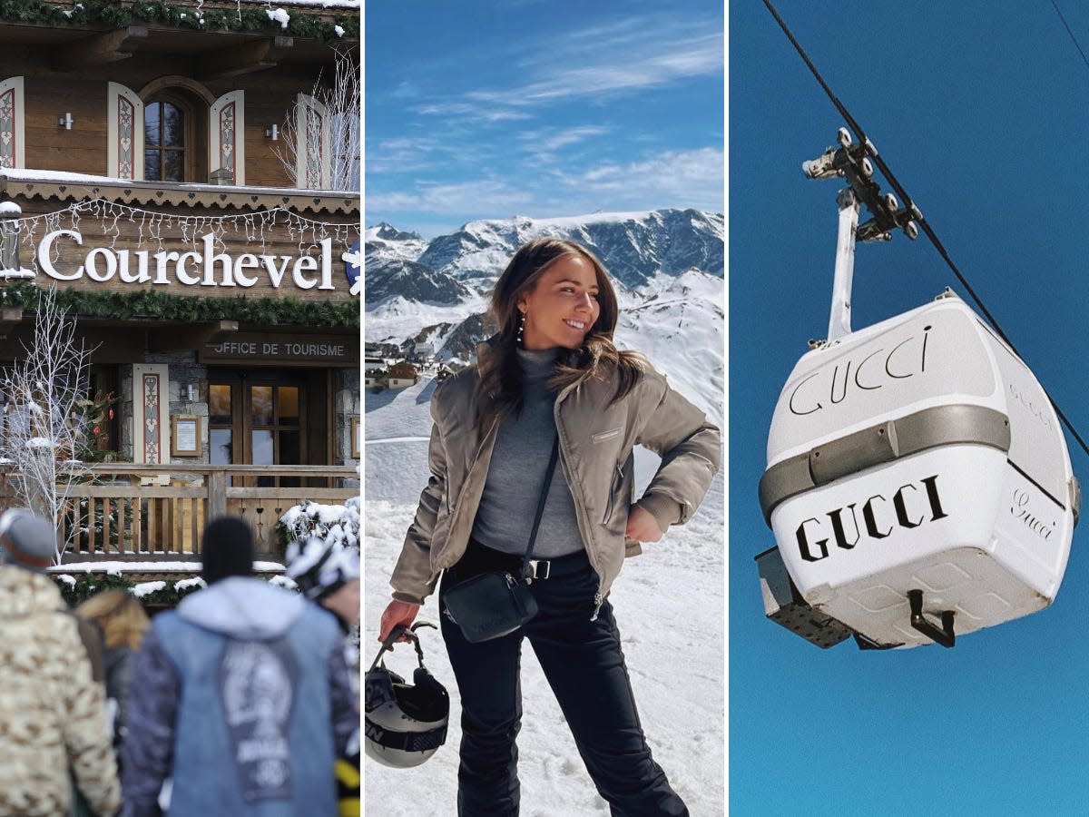 Courchevel 1850 is a ritzy ski resort that caters to the ultra rich.