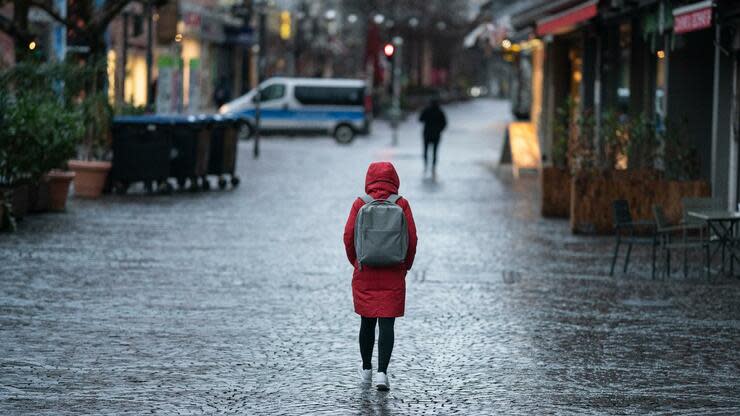 Die Innenstädte bleiben aufgrund des Lockdowns auch zwischen den Jahren menschenleer. Foto: dpa