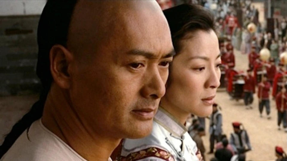 Chow Yun-Fat and Michelle Yeoh in Crouching Tiger, Hidden Dragon