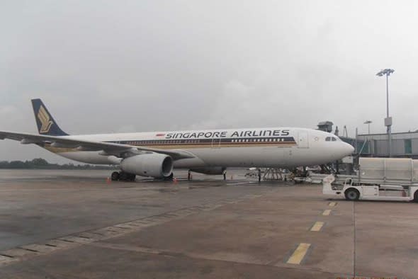 Singapore Airlines plane skids off runway at Myanmar airport