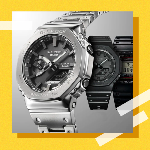 g-shock metal watches