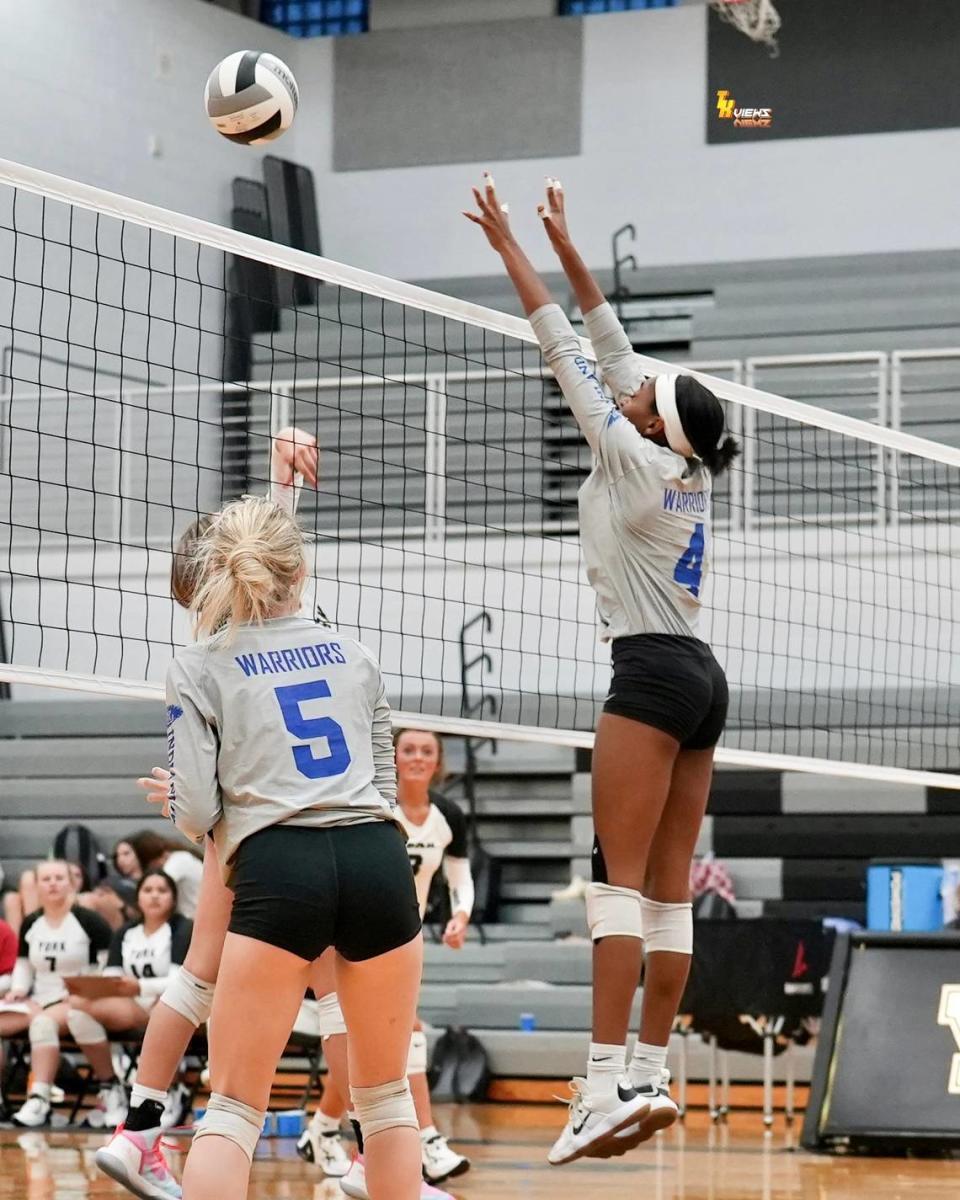 Over a three-game stretch from Sept. 20-22, Johnson (4) accumulated 31 kills, seven digs and five blocks to help Indian Land to victories over Lancaster, York Prep and York.