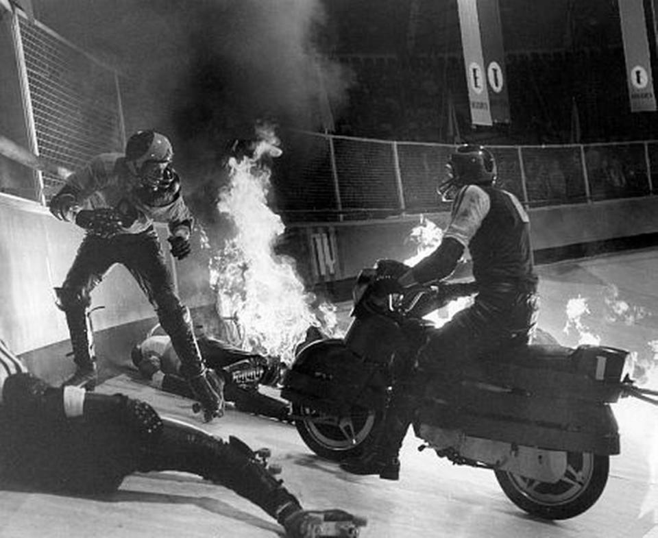 ‘Rollerball’ (1975) filme clásico de ciencia ficción en el Coral Gables Art Cinema.