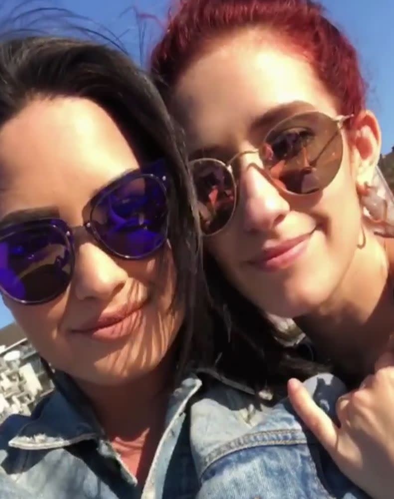 Demi Lovato and Dani Vitale