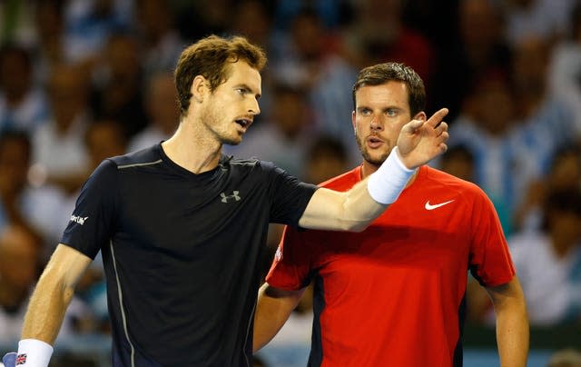 Andy Murray and Leon Smith