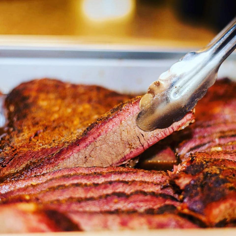 Buddy King’s specialty is brisket, and he’ll serve it and other competition-style barbecue specials at Barrel Boys at 13th and McLean. Courtesy photo