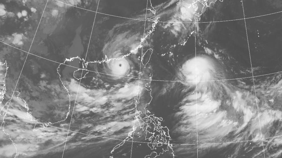 海葵颱風將增強為中颱。（圖／中央氣象局）