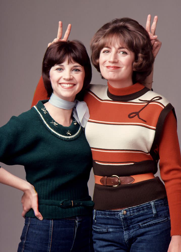 Cindy Williams and Penny Marshall