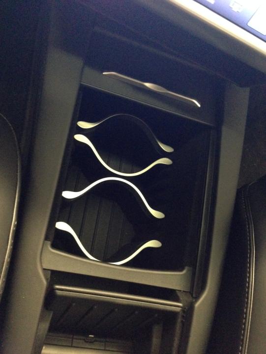 Model X cupholders