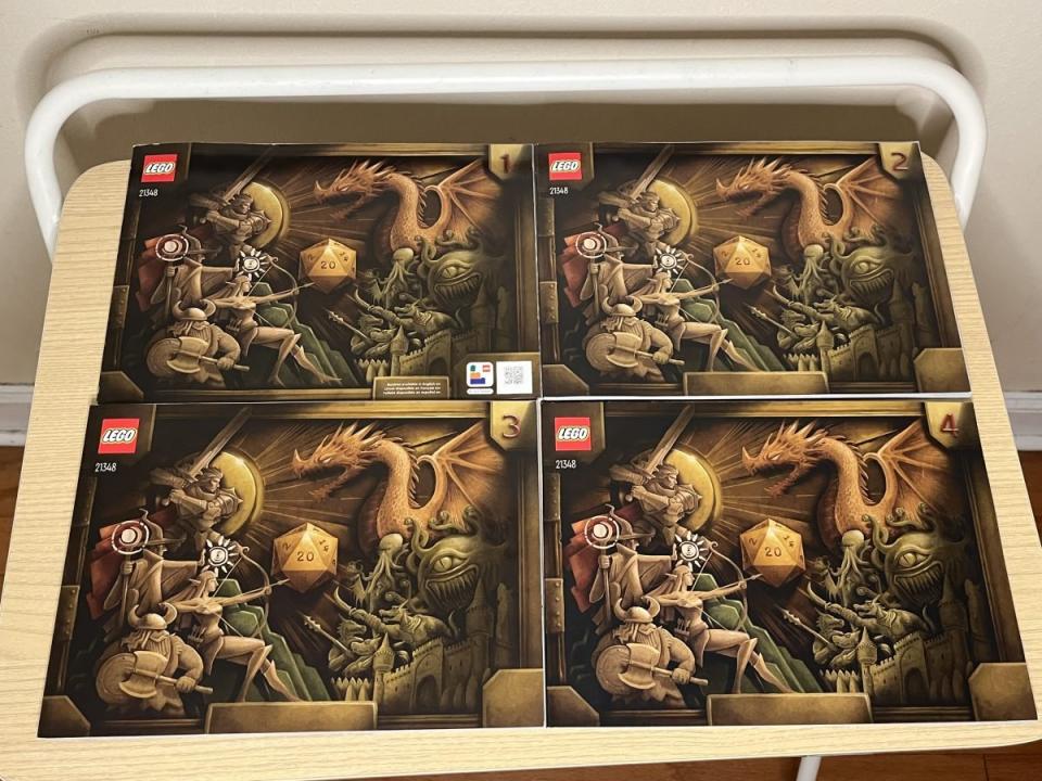 Dungeons and Dragons LEGO Set manuals