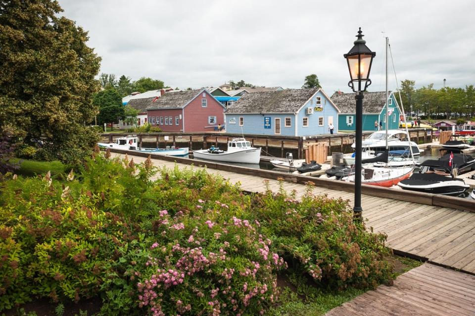 Boardwalk along the waterfront, Charlottetown, Prince Edward Island, Canada