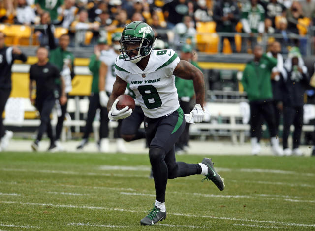 New York Jets WR Elijah Moore expresses excitement with move to the slot