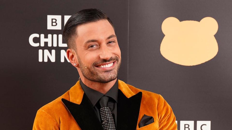 Giovanni Pernice at the BBC Children In Need telethon at BBC Studios