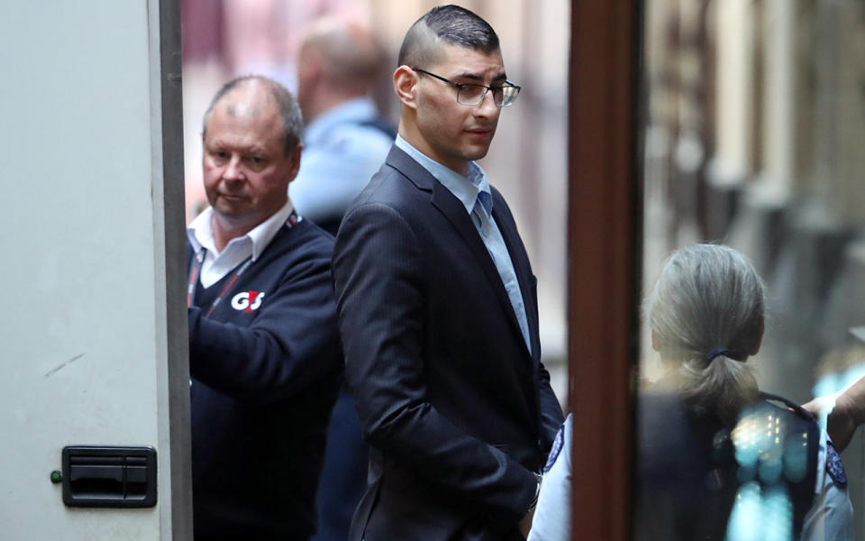 Joseph Esmaili is seen arriving at the Victorian Supreme court in November. Source: AAP