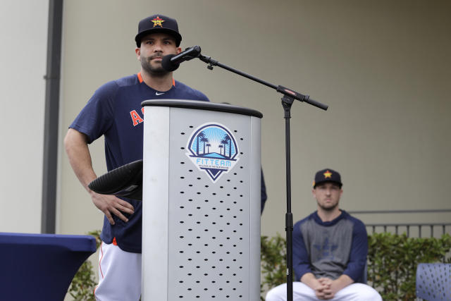 KTLA labels José Altuve and Alex Bregman with Astros Cheater