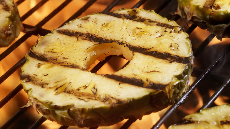 Grilled pineapple