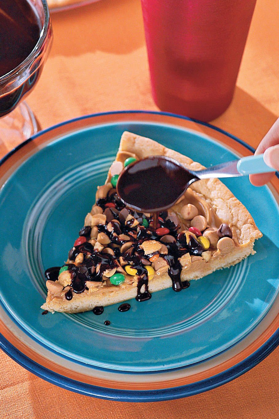 Chocolate-Peanut Butter Pizza