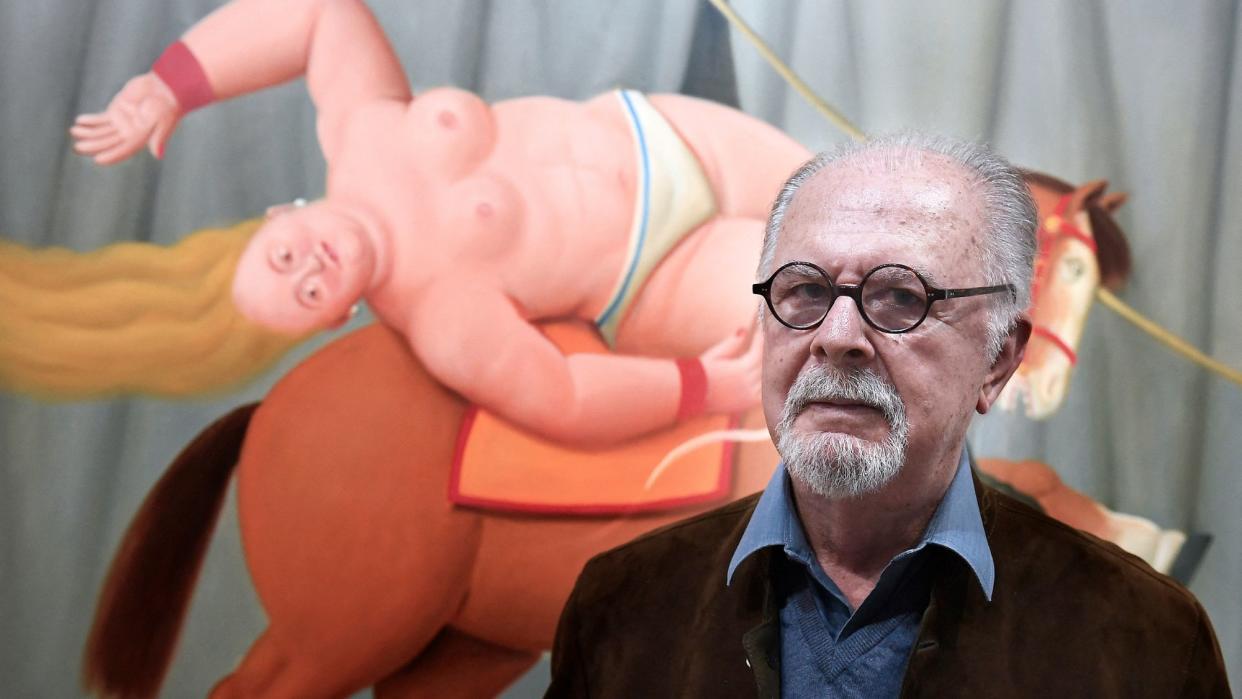  Colombian artist Fernando Botero . 