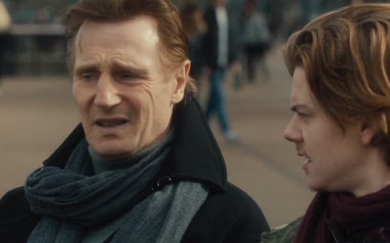 Liam Neeson in the Love Actually Comic Relief reunion