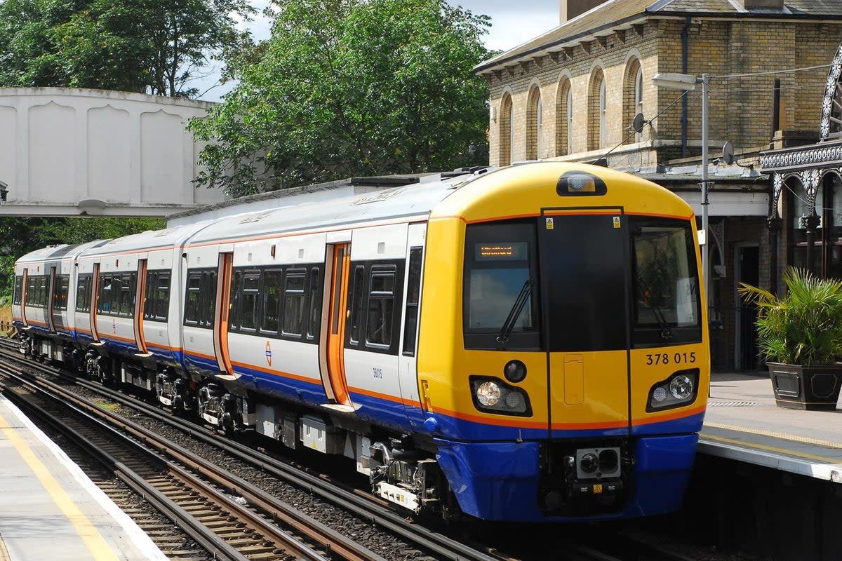 A London Overground train  (Transport for London)