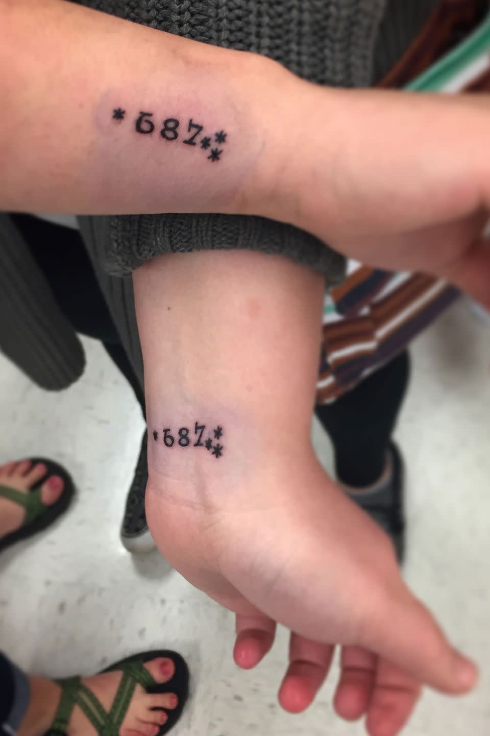 28) This Harry Potter Mother-Daughter Tattoo