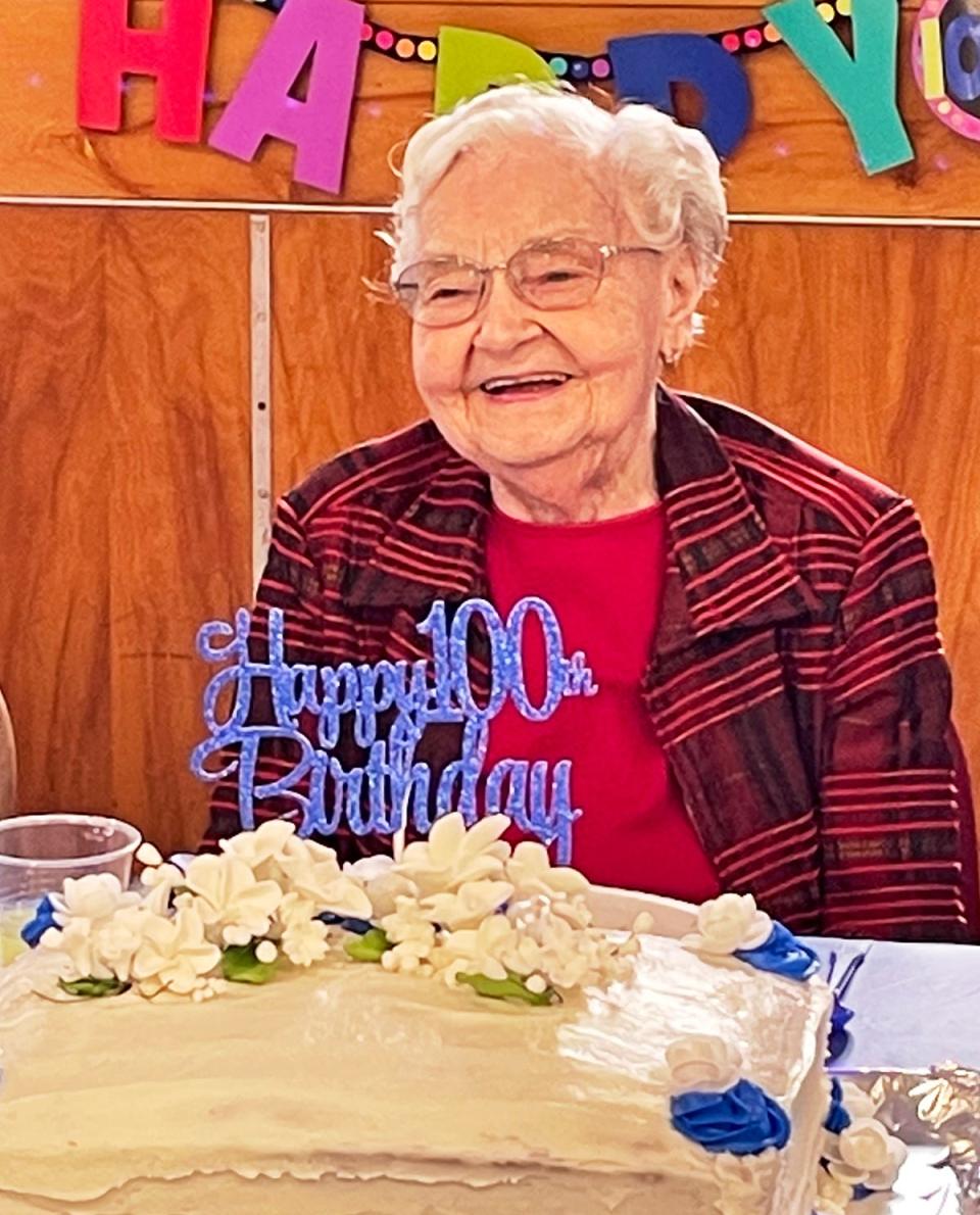 Doris Day of Honesdale celebrated her 100th birthday with a party at Central United Methodist Church on Sunday, March 12. She officially became a centenarian on March 16.