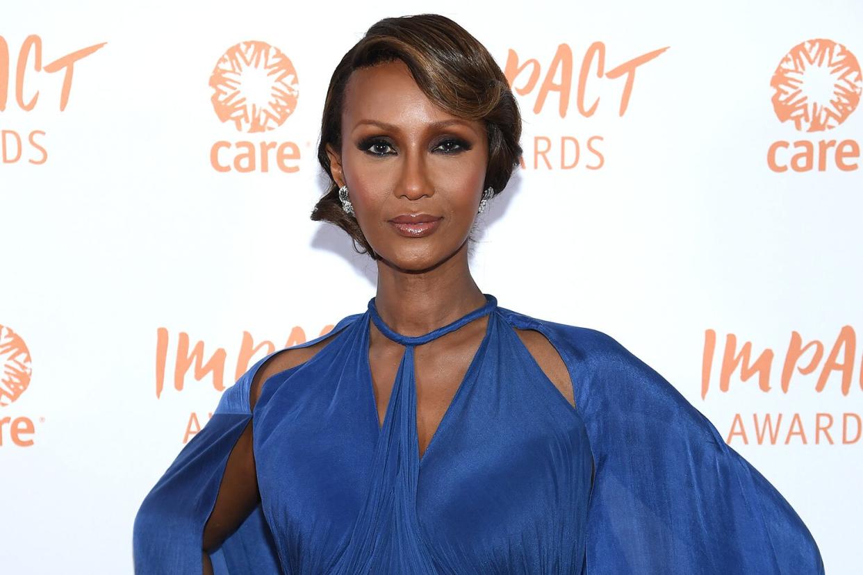 NEW YORK, NEW YORK - NOVEMBER 21: Honorary co-chair Iman attends the 2nd Annual CARE Impact Awards Dinner at Mandarin Oriental on November 21, 2019 in New York City. (Photo by Dimitrios Kambouris/Getty Images for CARE)