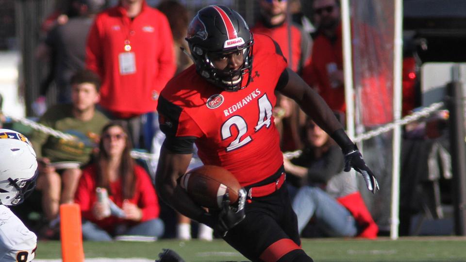 Shabari Davis in action last season playing for Southest Missouri State.