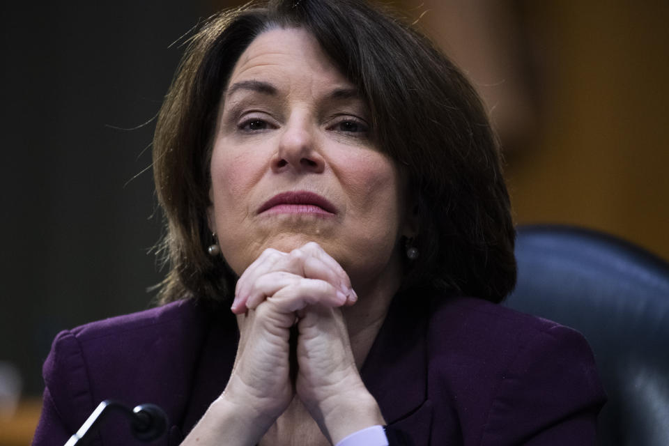 Sen. Amy Klobuchar (D-Minn.) had been an early contender in the 2020 Democratic presidential race but failed to win a primary. (Photo: Tom Williams-Pool/Getty Images)