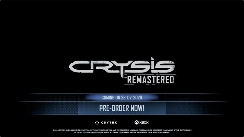 ▲Crysis Remastered 預計 7 月 23 日發表，但看來這日期還得往後延了