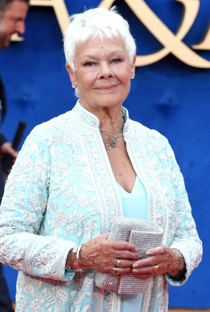 short haircuts for older women judi dench