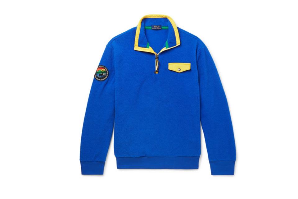 Polo Ralph Lauren fleece half-zip sweatshirt