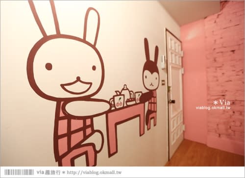 【台南老屋民宿】台南阿朗基公寓＊二訪＊入住超粉嫩的兔子房！（加映可愛的壞東西房）