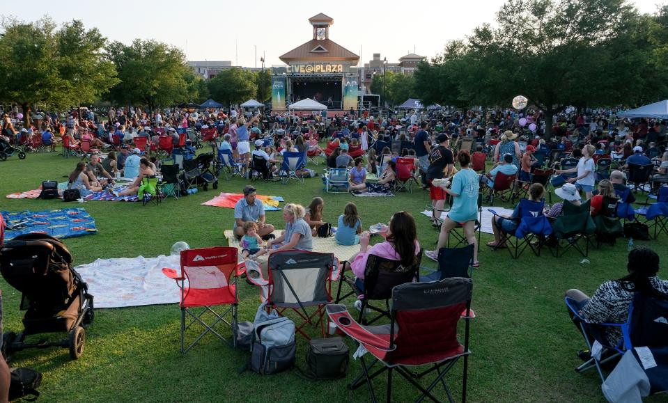 Music lovers gather at Government Plaza for Live at the Plaza Friday, June 23, 2023.