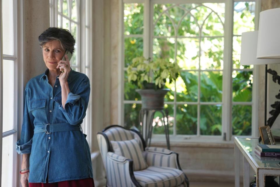 Harriet Walter’s Caroline briefly brings the children together in ‘Succession’ (Â©2023 HBO. All Rights Reserved)