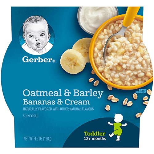 3) Oatmeal & Barley, Bananas & Cream Cereal