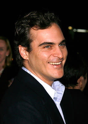 Joaquin Phoenix at the Los Angeles premiere of Focus Features' Reservation Road