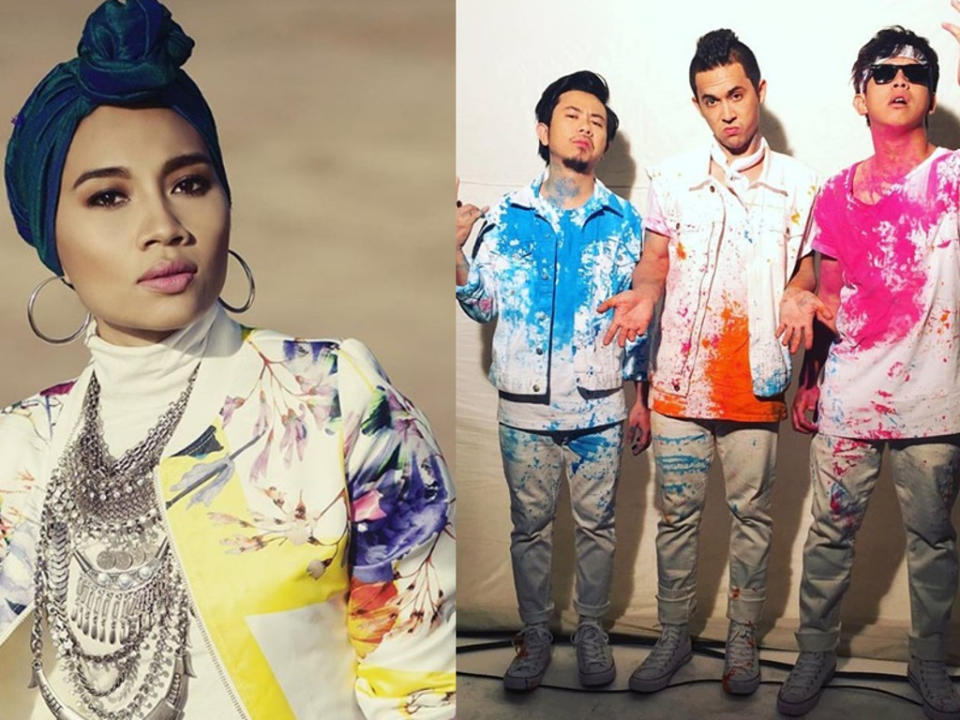 Yuna and Bunkface will be competing for the MTV EMAs' Best Southeast Asia act award.