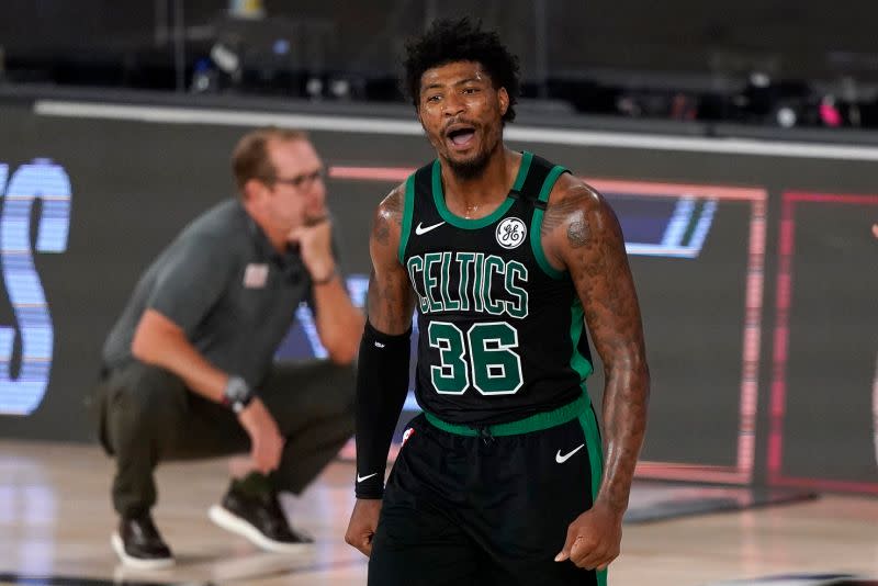 ▲塞爾提克後衛Marcus Smart。（圖／美聯社／達志影像）