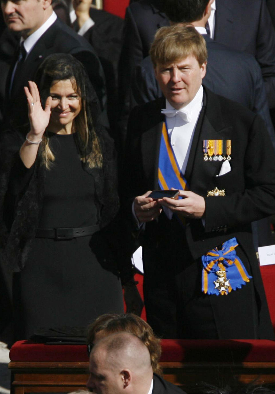 Rules are tricky: Queen&nbsp;Maxima of the Netherlands remained Catholic after her marriage, but the Dutch royal family is protestant. She wears black in the presence of the pope, a fellow Argentine, as demonstrated at his inauguration in 2013.