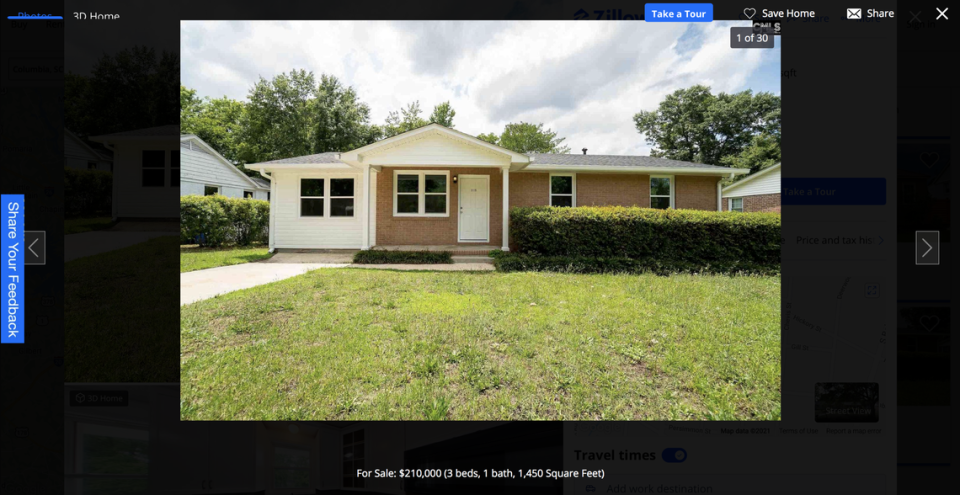 This Rosewood home is selling for $210,000.