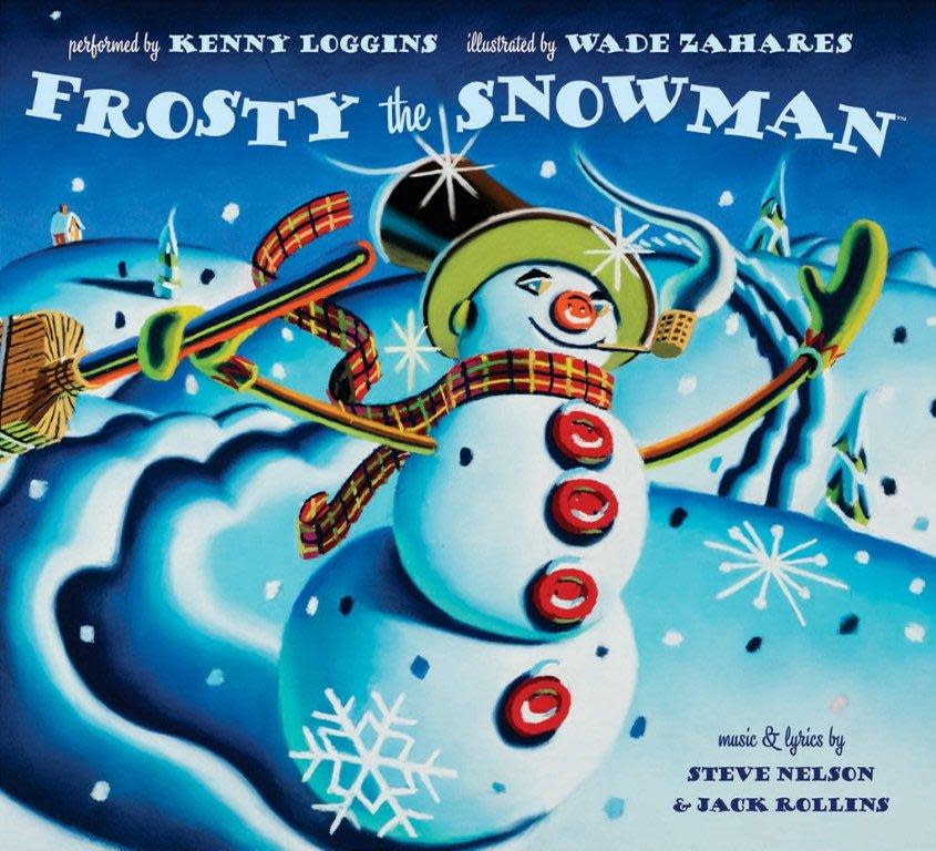 This book cover image released by Charlesbridge Publishing, a Peter Yarrow book for Imagine, shows "Frosty the Snowman," performed by Kenny Loggins and illustrated by Wade Zahares. (AP Photo/Charlesbridge Publishing)