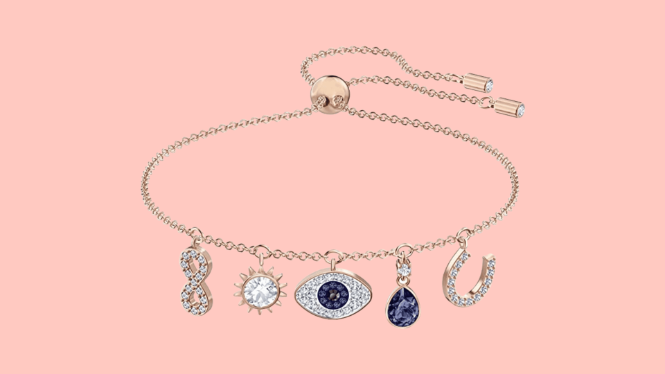 We love a charm bracelet—if you do too, check out this Swarovski find.