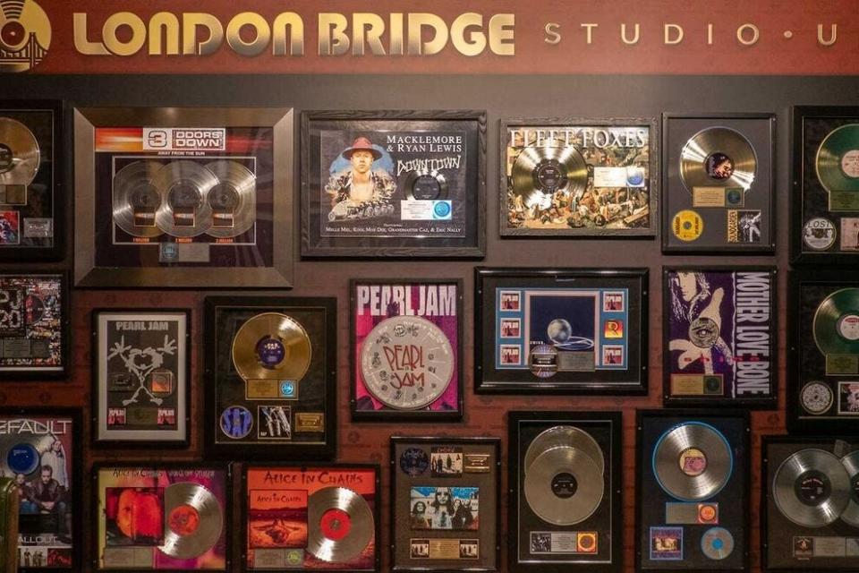 There's lots of grunge rock history and hits on view at London Bridge Studio in Shoreline