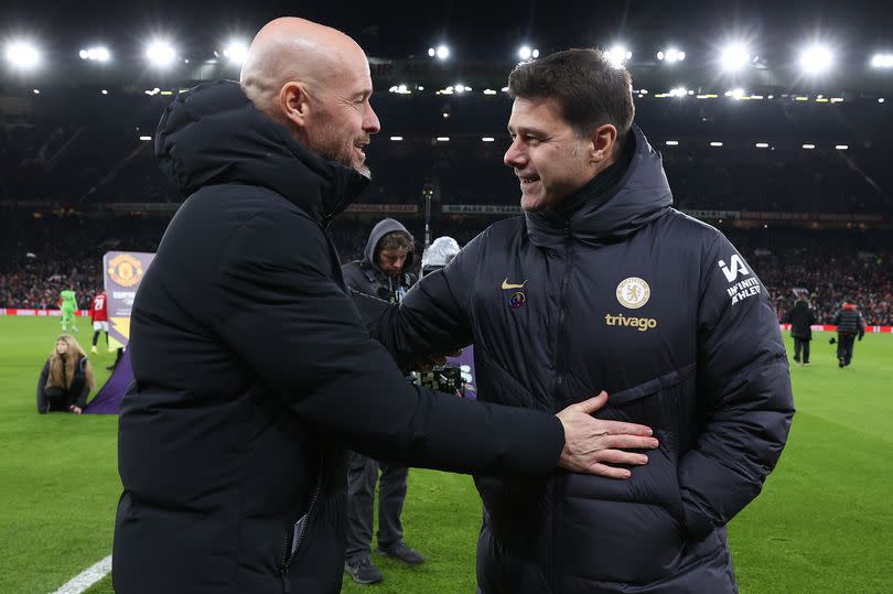 Erik ten Hag and Mauricio Pochettino