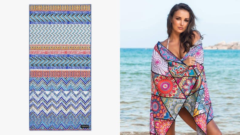 If you're going to the beach, the Tesalate towel is a great option.