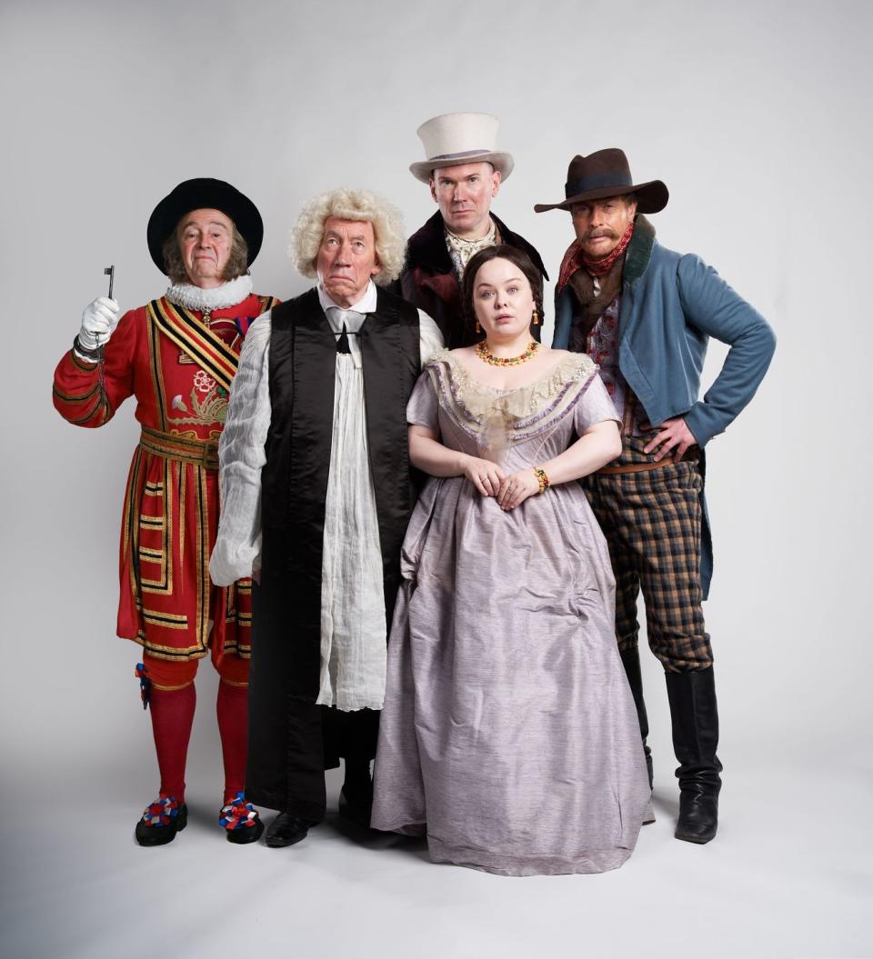 paul whitehouse, simon callow, alex macqueen, toby stephens, nicola coughlan as queen victoria, dodger christmas special