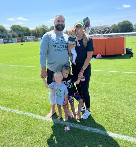 <p>Jason Kelce/Instagram</p> Jason and Kylie Kelce