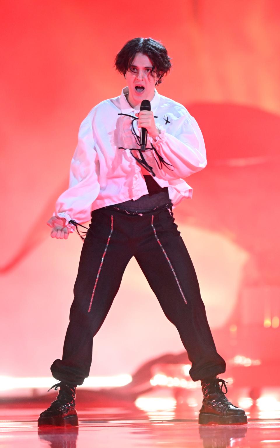 Luke Black of Serbia at the 2023 Eurovision Song Contest.